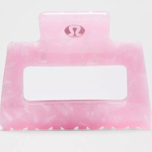Lululemon Athletica Pink Hair Claw Clip